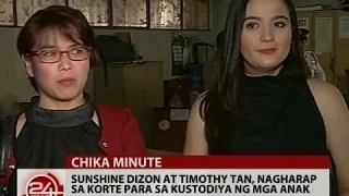 24 Oras: Sunshine Dizon at Timothy Tan, nagharap sa korte para sa kustodiya ng mga anak