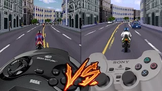 Sega Saturn Vs PlayStation - Road Rash