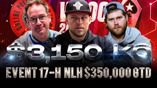 $3,150 KO WCOOP 2023 17-H C. Darwin2 | SamSquid | hello_totti Final Table Cards-Up Poker Replay