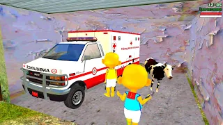 Upin & ipin Naik Mobil Ambulance , Fizi Takut Cabut Gigi 🤣 Dunia Oyya