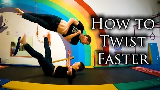 How to Flip & Twist FASTER!!!