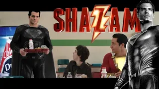 Henry Cavill as BLACK SUIT Superman in Shazam Ending Cameo | Zack Snyder’s Justice League Canon!