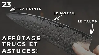 On affûte ensemble ce couteau Dalstrong du début à la fin! [Conseils et astuces]