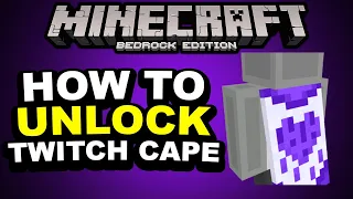 HOW TO GET THE MINECRAFT TWITCH CAPE! & Java Mob Parity added to Minecraft bedrock!