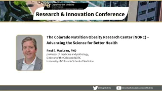 The Colorado Nutrition Obesity Research Center (NORC) – Advancing the Science for Better Health