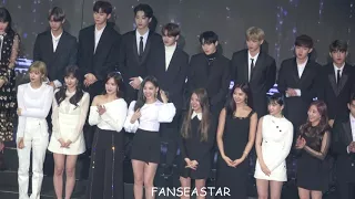 4K_워너원(Wanna One), 트와이스(Twice), 아이유(IU), 갓세븐(GOT7), 세븐틴, 뉴이스트 가온 오프닝(Opening) @180214 2018 가온뮤직어워드