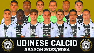 UDINESE CALCIO SQUAD SEASON 2023/2024