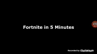 FORTNITE BATTLE ROYALE in 5 Minutes (Animated) ispanya