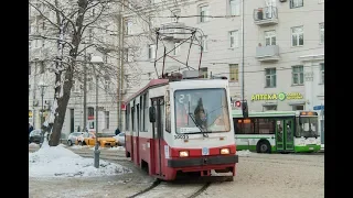 Поездка на трамвае 71-134А (ЛМ-99АЭ) №30025 №27 м.Дмитровская-м.Войковская