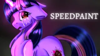 MLP Speedpaint- Scissor Twilight (+10) Gore