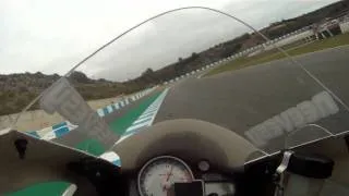 BMW S1000RR onboard at Jerez