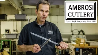 How To Sharpen A Knife by Knife Sharpening Expert Robert Ambrosi