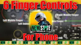 Best 6 Finger Controls for Phone In NEW STATE MOBILE