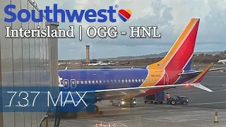 Trip Report Southwest Airlines Interisland Boeing 737 MAX 8 Kahului (OGG) - Honolulu (HNL)