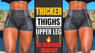 Grow THICKER THIGHS, INTENSE LEG WORKOUT In 10 Mins At Home (10 Days Results)