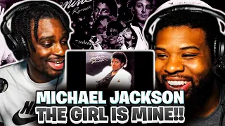 FIRST TIME reacting to Michael Jackson - The Girl Is Mine (Audio) | BabantheKidd