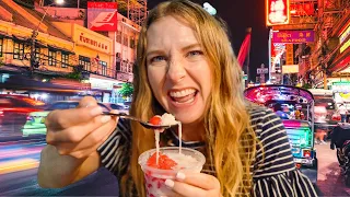 EXPLORING BANGKOK AT NIGHT! (Chinatown Street Food Paradise)