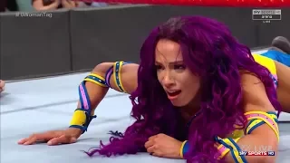 Bayley Gets Payback on Sasha Banks (Bayley vs Sasha Banks Raw)