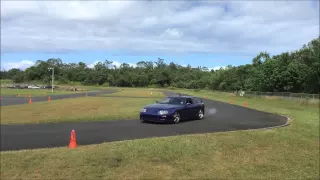 Big island SCCA autocross, Carl Byck in a Toyota Supra, 53.772