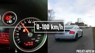 Audi TT 1.8T 180 : 0-100 km/h