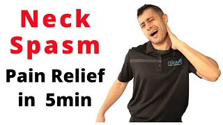 Neck Spasm pain relief in 5min