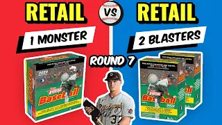 2 RELICS & 2 ROOKIE BLUE SPARKLES! 🔥 2024 TOPPS HERITAGE 1 MONSTER BOX VS 2 BLASTER BOXES ROUND 7