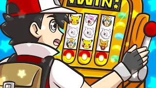 We play Slots to choose our Pokemon, then battle!