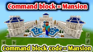 How to Make House in Minecraft Using Command Block - Part 7