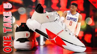 Russell Westbrooks NEW SHOE! Jordan One Take 5 Detailed Look and Review!