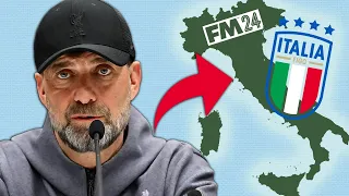 EUROPEO E MONDIALE CON JURGEN KLOPP CT DELL'ITALIA - FOOTBALL MANAGER 2024