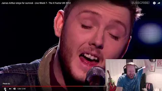 James Arthur sings for survival - Live Week 7 - X Factor UK 2012| PW Reaction | HOW IS THIS POSSIBLE