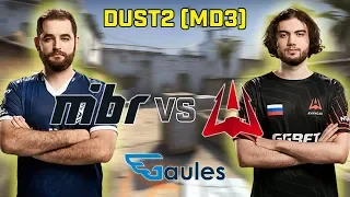 CS:GO Asia Championships 2019: Mibr vs Avangar - Dust2 (MD3) - Mapa III