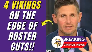 🚨🤯 WHO ARE THE VIKINGS AT RISK OF BEING CUT BEFORE THE START OF THE SEASON? VIKINGS NEWS TODAY
