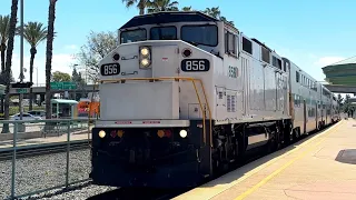 Late April Burbank Downtown Railfanning | Metrolink, Amtrak, And Union Pacific | (4K)