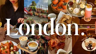 LONDON FOOD VLOG 🇬🇧 | places to eat, favourite hidden gems, notting hill, shoreditch, best bars 🍸