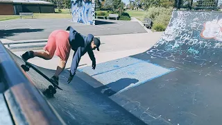 backside snap on ramp - surfskate