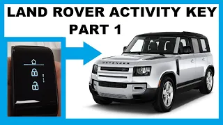 New Land Rover Activity Key - Part 1 - Unboxing & Introduction ( Defender 2020 upgrade )