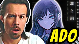 FIRST Reaction to ADO - ”罪と罰 / Crime & Punishment" 歌いました