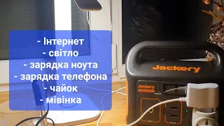 Jackery 240 Що може бюджетний електрогенератор на 200 Вт