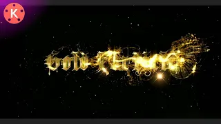 How to make Golden Particles Intro Made With Kinemaster - Pixellab, Kinemaster Tutorial