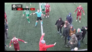 Fans riots in Lithuania (Dziugas vs Zalgiris Pietu IV ultras)