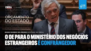 O OE para o Ministério dos Negócios Estrangeiros é confrangedor