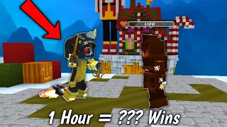 How Many Bedwars Wins Can I Get In One Hour [Blockman Go]