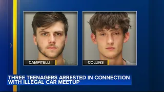 3 teenagers arrested after illegal car meetup in Philadelphia draws large crowd