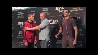 UFC 209 Хабиб Нурмагомедов vs Тони Фергюсон. Дуэль Взглядов. Khabib Nurmagomedov vs Tony Ferguson