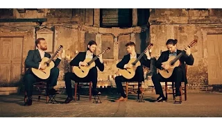 Mēla guitar quartet perform Prélude, Fugue et Variation Op.18 - César Franck