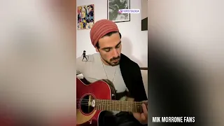 Michele Morrone playing guitar | Compilation