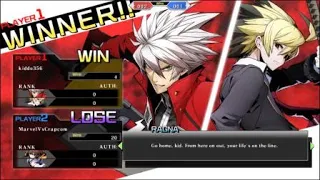 BLAZBLUE CROSS TAG BATTLE - I suck at this game :‘(