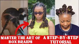 Master the art of box braids || One Hair, Two Styles || Beginner Friendly Tutorial