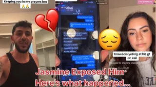 Brawadis expose Jasmine ￼￼after she expose him | Jasmine and Brawadis broke up￼￼